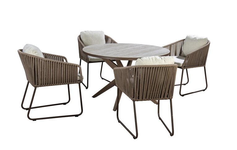 Yoi Calera dining chair bronze toffe belt wool set van 4 stuks showroomverlaters - afbeelding 2