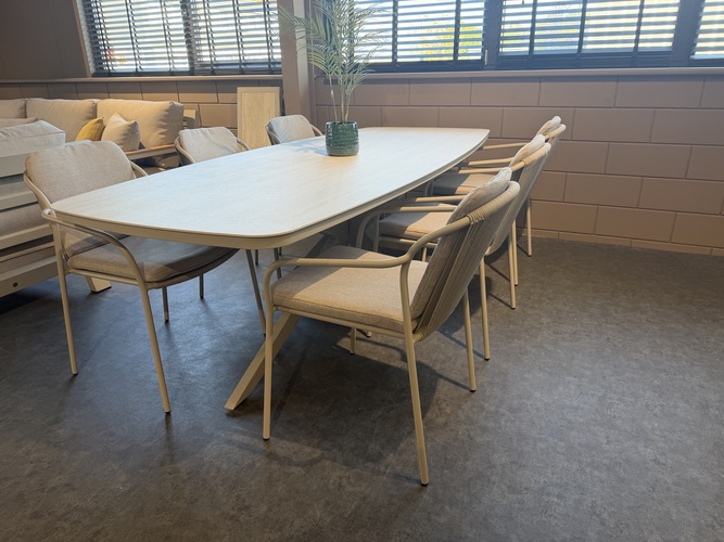 Yoi Calma 7-delige diningset salix showroomverlater - afbeelding 2