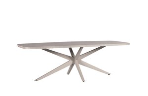 Yoi Calma dining tuintafel oval 240x100cm salix - keramiek travertin - afbeelding 1