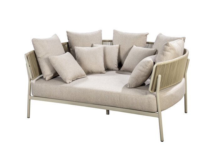 Yoi Camilo lounge daybed salix - kussenset flax beige
