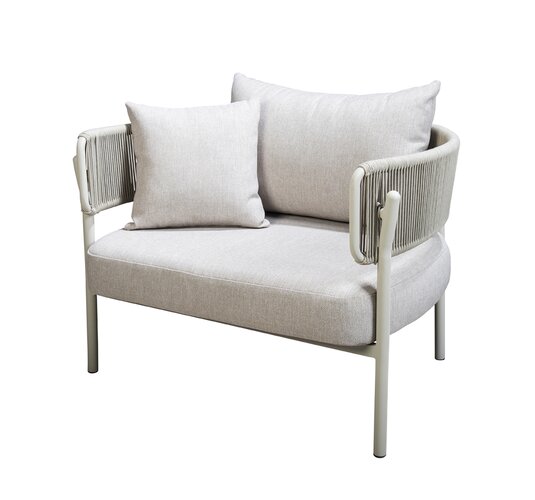 Yoi Camilo loungechair salix - kussenset flax beige