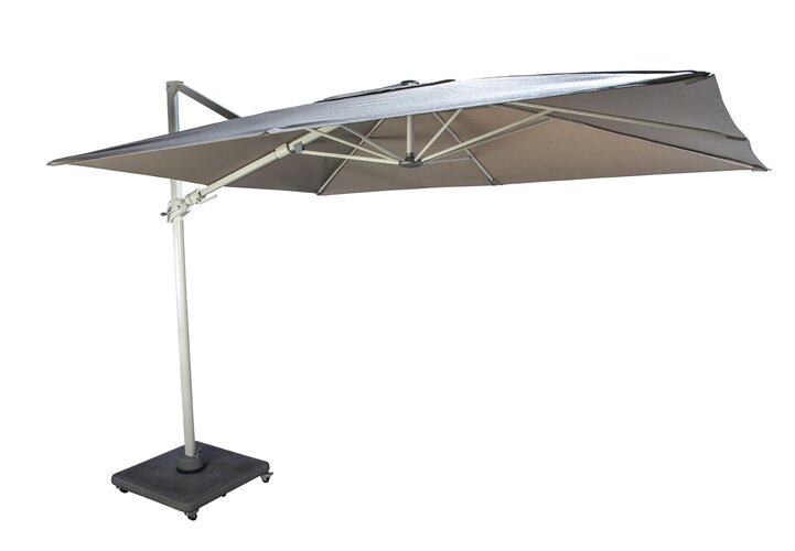 Yoi Cavalo 300x220cm zweefparasol salix taupe olefin