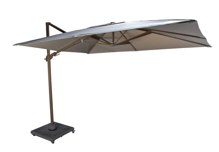 Yoi Cavalo 300x300cm zweefparasol dark grey olefin