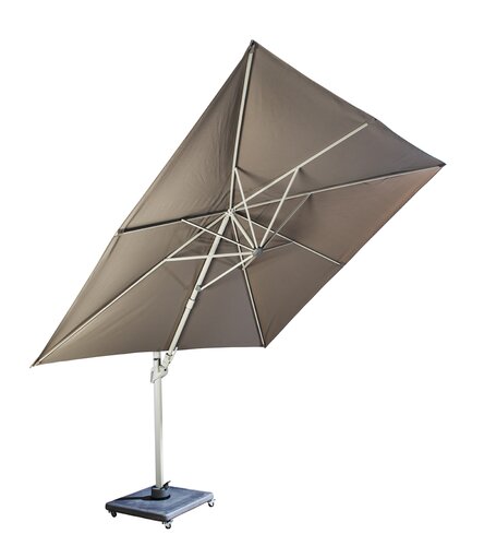 Yoi Cavalo 300x300cm zweefparasol salix taupe olefin
