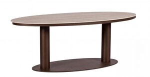Yoi Covo oval dining tuintafel oval 270x120cm bronze - keramiek travertin - afbeelding 1