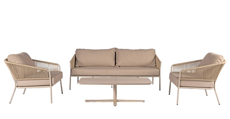 Yoi Forio 4-delige loungeset rope - Salix - afbeelding 1