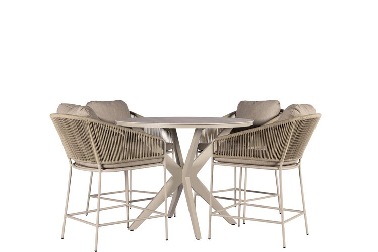 Yoi Forio high diningchair rope - Salix - afbeelding 2