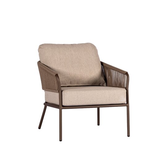 Yoi Forio low diningchair rope - Bronze - afbeelding 1