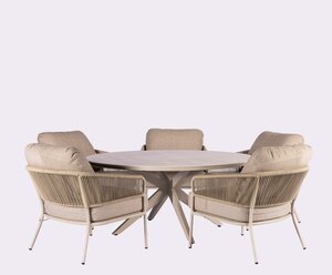 Yoi Forio low diningchair rope - Salix - afbeelding 2