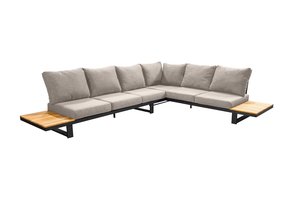 Yoi Funsui platform loungeset black excl tafel -  flax beige - afbeelding 1