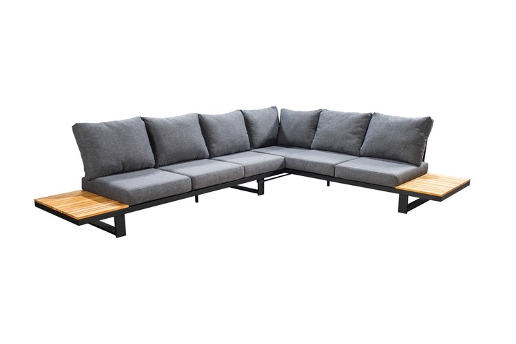 Yoi Funsui platform loungeset black excl tafel -  panther black - afbeelding 1