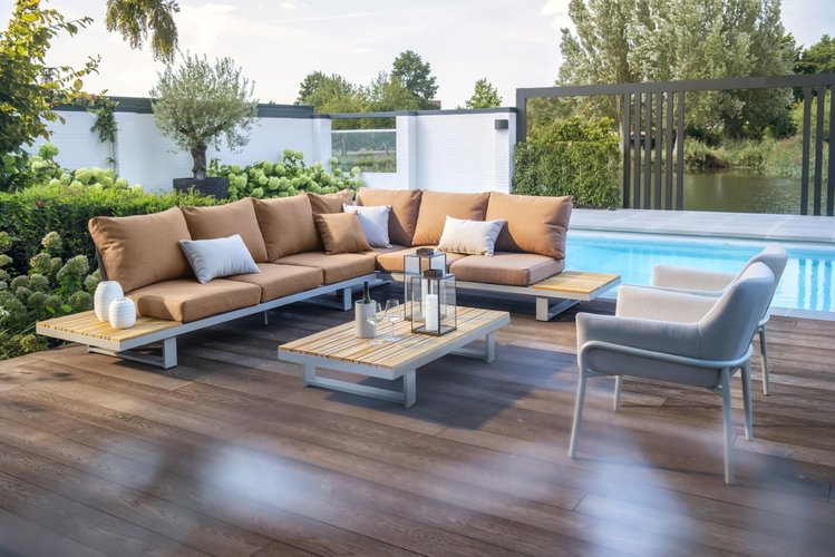 Yoi Funsui platform loungeset salix - wheat - afbeelding 3