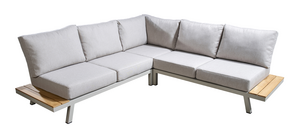 Yoi Furago platform loungeset salix incl tafel - flax beige kussenset  - afbeelding 2