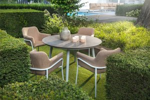 Yoi Ishi 5-delige dining rond tuinset salix - afbeelding 4