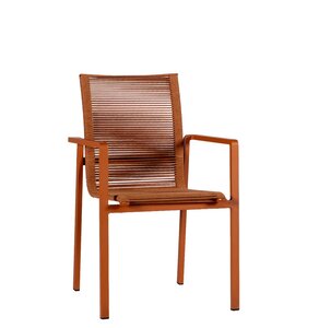 Yoi Ishi dining tuinstoel rope Sienna - Sienna rood - afbeelding 1