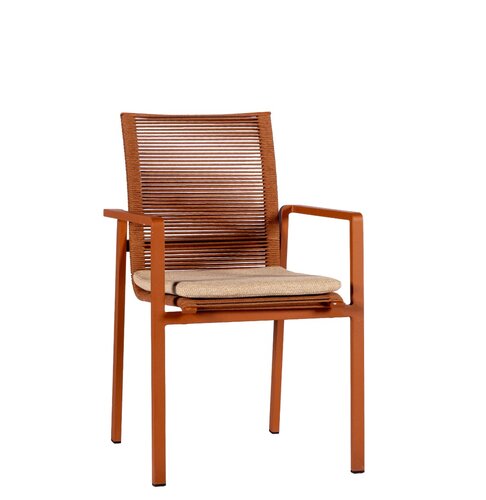 Yoi Ishi dining tuinstoel rope Sienna - Sienna rood - afbeelding 2