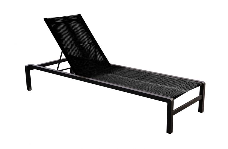 Yoi Ishi lounger rope black / frame black