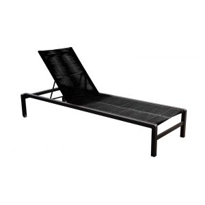 Yoi Ishi lounger rope black / frame black