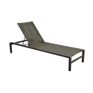 Yoi Ishi lounger rope green / frame dark grey