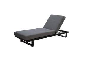 Yoi Kazoku lounger black - panther black kussen showroomverlater
