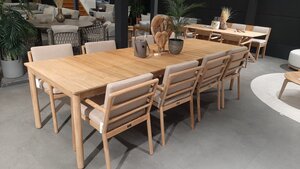 Yoi Mare 9-delige diningset teak showroomverlater - afbeelding 1