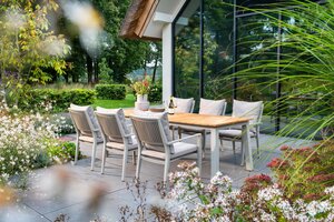 Yoi Marinha 7-delige dining set salix  - teak top  showroomverlater - afbeelding 4