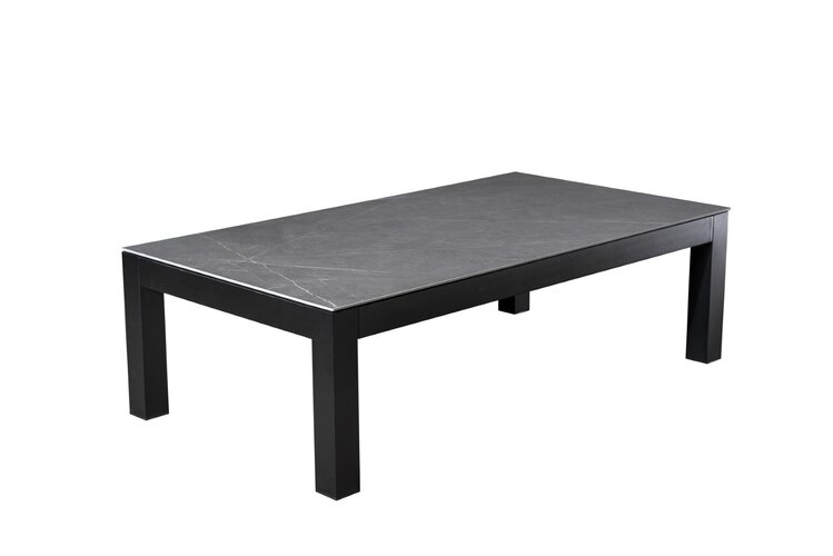 Yoi Midori coffee table keramiek-alu black-slate 140x77cm - afbeelding 1