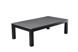 Yoi Midori coffee table keramiek-alu black-slate 140x77cm