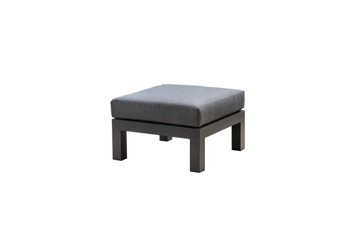 Yoi Midori footstool dark grey - mixed grey kussen - afbeelding 1