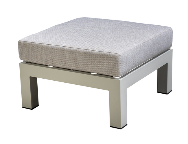 Yoi Midori footstool salix - flax beige kussen