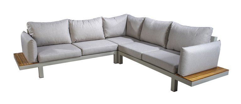 Yoi Midori island loungeset salix excl tafel - flax beige kussenset