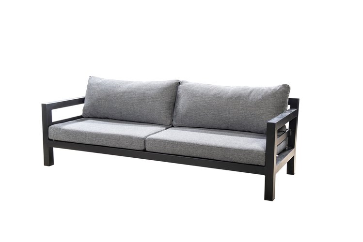 Yoi Midori lounge sofa 4-zits dark grey - mixed grey kussenset