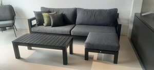 Yoi Midori loungecombi 2-dlg black  showroomverlater - afbeelding 1