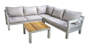 Yoi Midori loungeset salix - flax beige kussenset