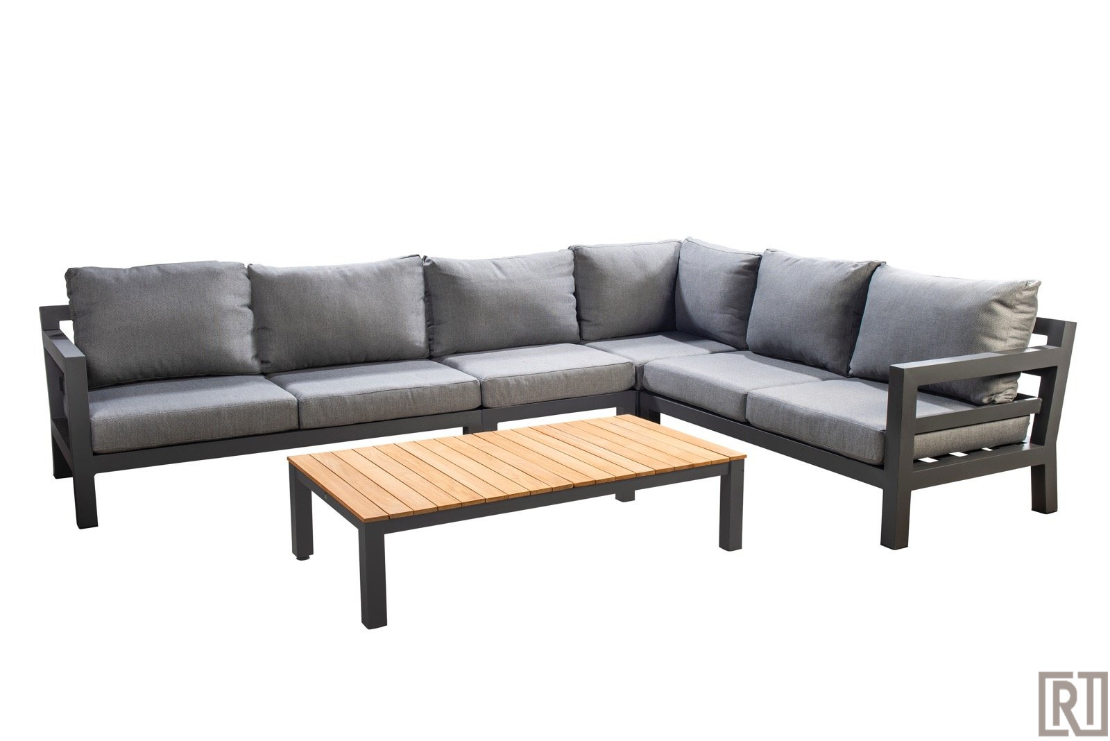 Oeganda Nauwkeurig laten vallen Yoi Midori loungeset Xl dark grey - kussenset mixed grey - Rijkenberg  Tuinmeubelen