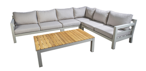 Yoi Midori loungeset Xl salix - kussenset flax beige