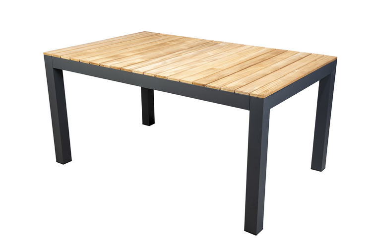 Yoi Midori low dining table 148x90cm dark grey - afbeelding 1