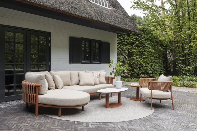 Yoi Murtoli loungebank- loungeset - Sienna red - afbeelding 2