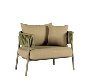 Yoi Santiago loungechair Olive - kussenset multi green - afbeelding 1