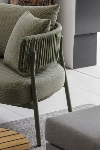 Yoi Santiago loungechair Olive - kussenset multi green - afbeelding 2