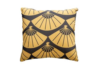Yoi sierkussen Hand Fan Gold 50x50cm op=op AFHAALPRIJS