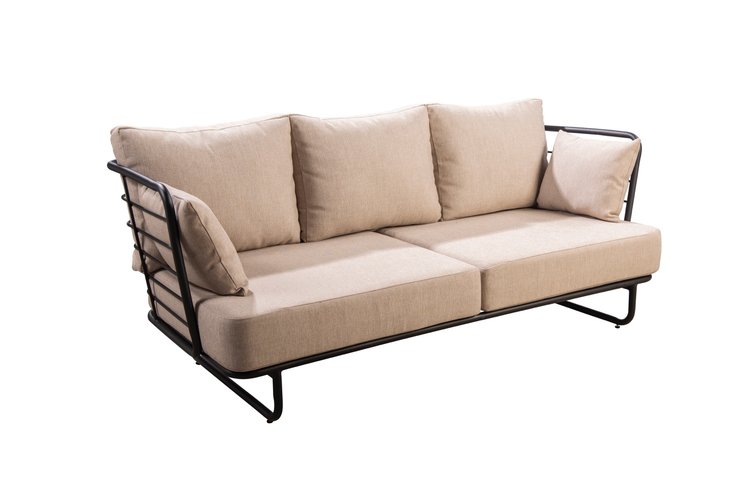 Yoi Taiyo 3-delige sofa loungeset (excl tafels) - flax beige kussenset - afbeelding 3