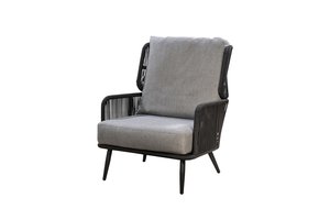 Yoi Tsubasa loungechair black / black mixed grey kussenset