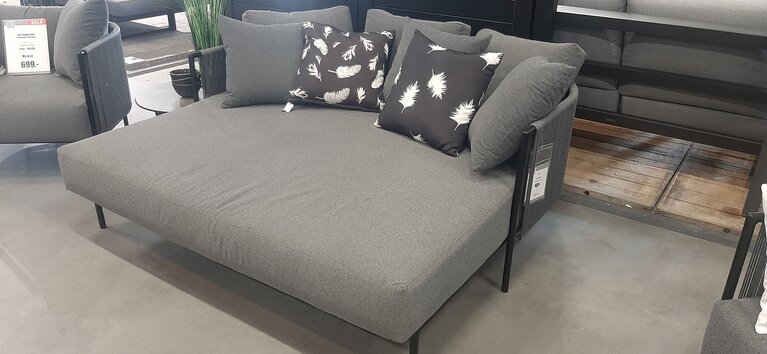 Yoi Umi daybed rope black - grey showroomverlater - afbeelding 1