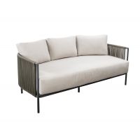 Yoi Umi lounge sofa rope grey - green