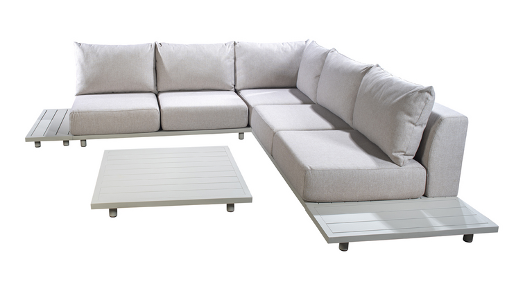 Yoi Vallon corner loungeset alu all weather 300x300cm