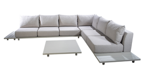 Yoi Vallon corner loungeset alu all weather 380x300cm - afbeelding 1