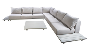 Yoi Vallon corner loungeset alu all weather 380x380cm - afbeelding 1