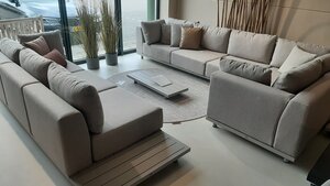 Yoi Vallon ibiza loungeset met armleuningen alu all weather showroomverlater - afbeelding 1