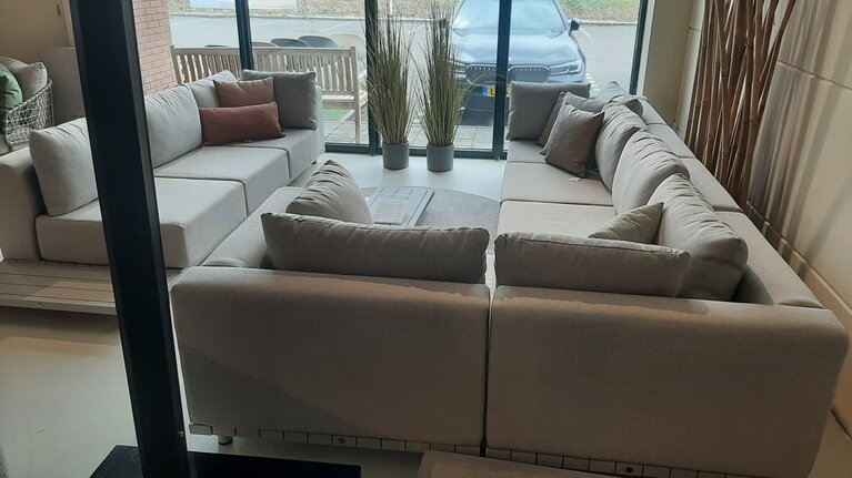 Yoi Vallon ibiza loungeset met armleuningen alu all weather showroomverlater - afbeelding 2